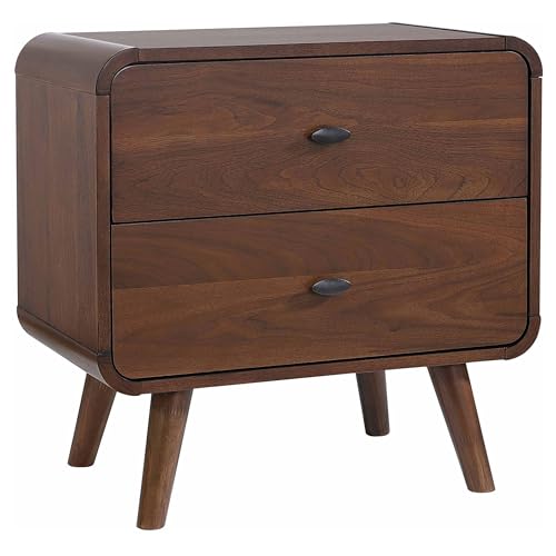 Coaster Home Furnishings Robyn Mid Century Modern 2 Drawer Nightstand