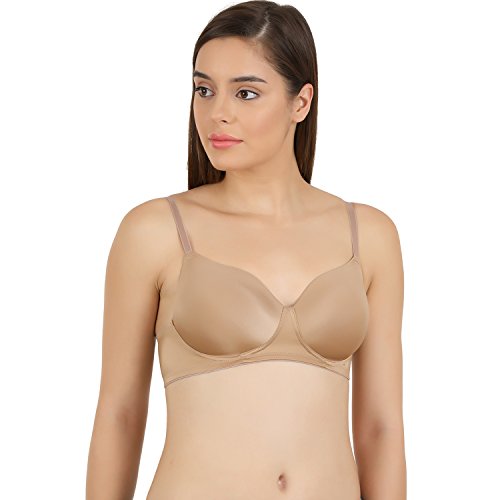 Image of Zivame Women's Nylon Padded Wire Free T-Shirt Bra