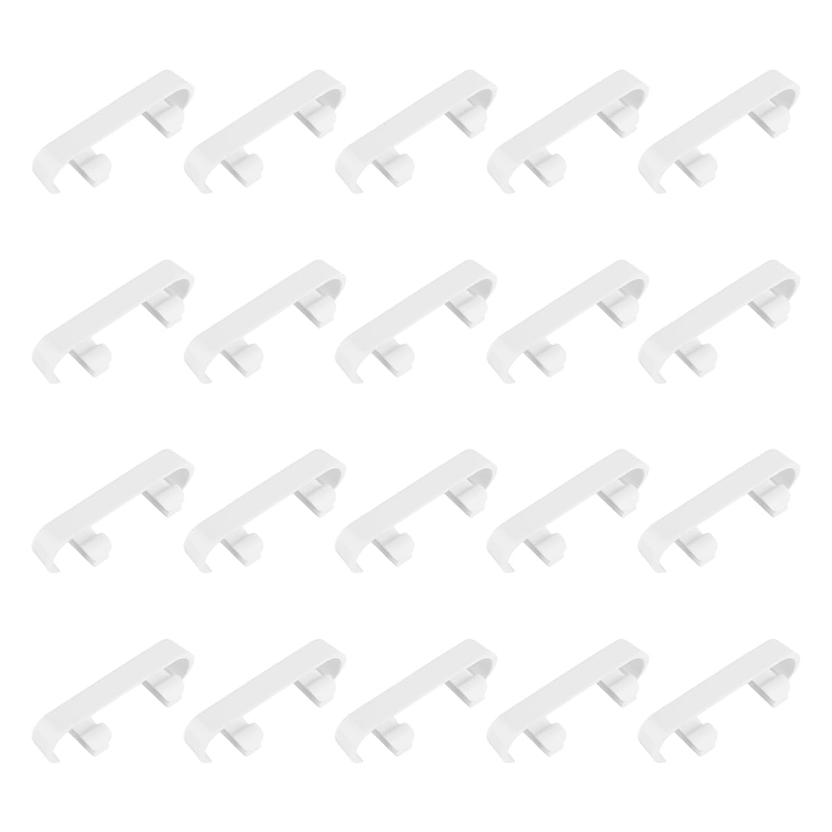 Lotsdonxia White 20 Pcs Window Drainage Cover Caps, Weep Hole Covers For Double Glazing Windows, Replacement Drainage Caps For Upvc Window Frames Maintenance (White)