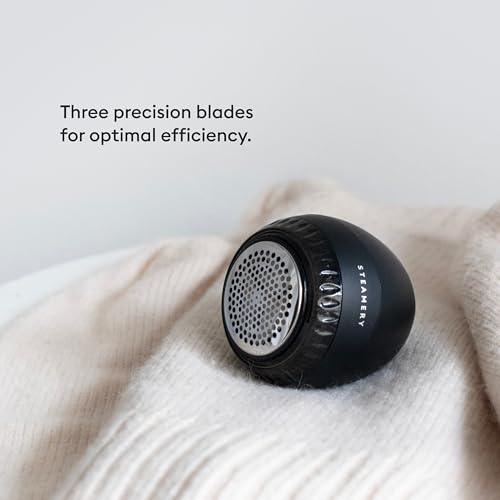 Steamery Fabric Shaver Lint Remover Pilo 1, Removes Pills, Bobbles And Lint From Clothes And Textiles, Portable, Rechargeable With Usb, Black - 5