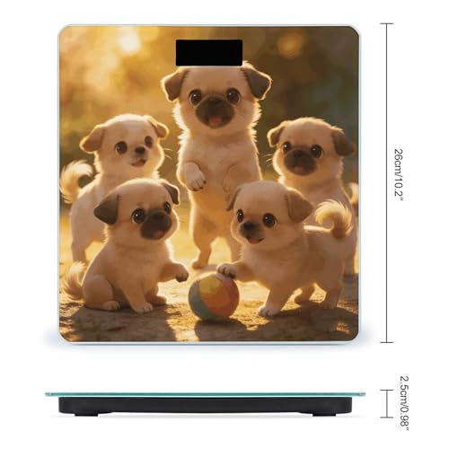 Báscula Digital para Baño con Pantalla LED Clara miniatura 2