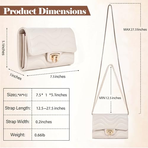 Image of Stylish Small Crossbody Bag for women - Compact Phone Bag & Wallet, Lightweight & Perfect for Work, Travel, or Casual Outings