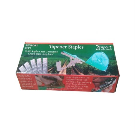 Zenport ZLT2 Crew Box of Tapener Staples 10000 Count