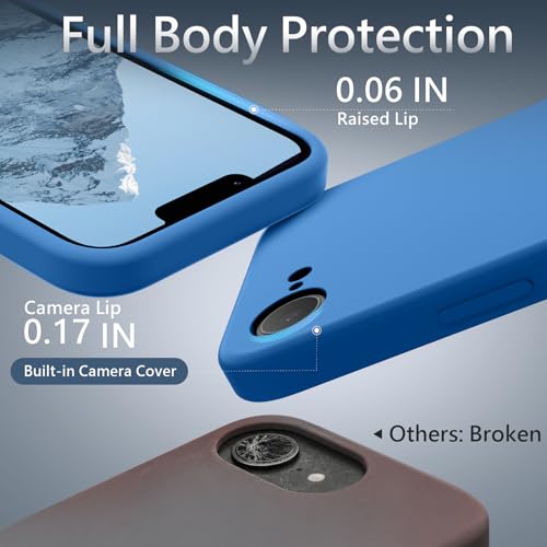 Image of FireNova Magnetic for iPhone 17e Case /iPhone 16e Case with Anti-Dust Plugs, Blue