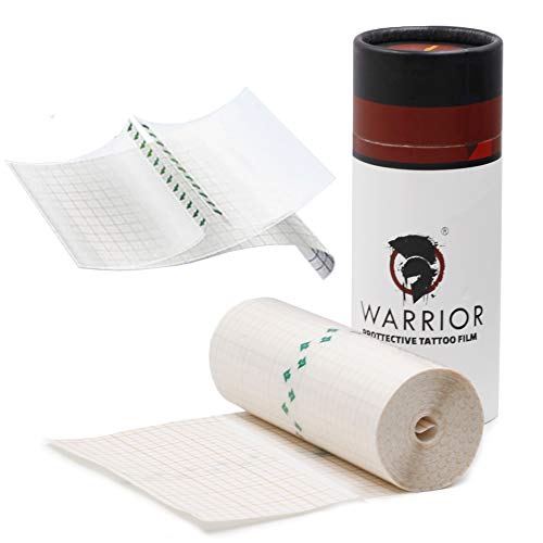 WARRIOR Protective Tattoo Film Bandage Rotolo di 10m Pellicola Traspirante Impermeabile Aftercare Bendaggio Nastro Cura del tatuaggio 15cm x 10m