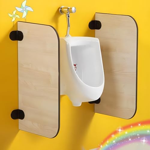 FloorMounted Children's Urinal Partition Waterproof Privacy Screen Divider for Schools & Kindergartens Toilet Protection Baffle with Accessories (Blue 600x300mm)