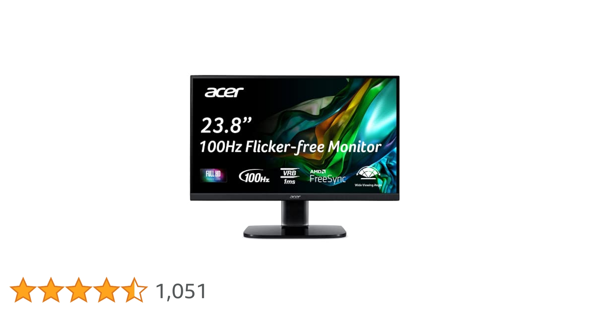【新品未使用】acer モニター KA242Y Abmix FHD Acer KA242Y Abi 23.8
