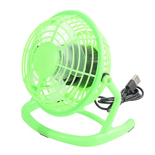 KOMBIUDA Kompakter USB Tischventilator Ultra Leiser Mini Lüfter für Büro und Zuhause Tragbar Leicht Handlich für Schlaf Grün KOMBIUDA Kompakter USB Tischventilator Ultra Leiser Mini Lüfter für Büro und Zuhause Tragbar Leicht Handlich für Schlaf Grün