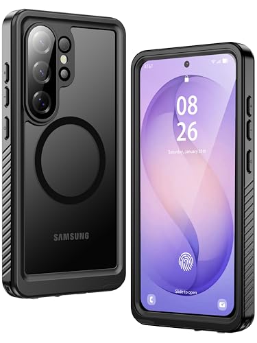 Coque étanche Samsung S26 Plus ANTSHARE avec protège-écran noir