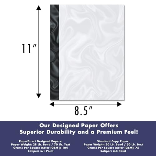 PaperDirect Designer Business Invite Special Event Celebration Stationery, Border Papers, Letterhead 8.5 x 11, 25 sheets, Elegant Premium Writing Paper, Decorative Printer Paper - Image 12