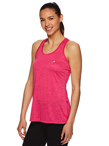HEAD Women's Racerback Tank Top - Sleeveless Flowy Performance Activewear Shirt - Pink