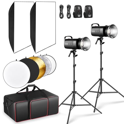 Amazon | NEEWER S102-400W PRO フラッシュライティングキット(2 Amazon | NEEWER S102-400W PRO フラッシュライティングキット(2