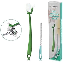 Mejores Procesadores De Alimentos 2022 Eucteje Juego de 2 cepillos de limpieza con mango largo 2022 mejorado cepillo de limpieza compatible con Thermomix TM5 TM6 TM31 y MCC ideal para cuchillos de mezcla olla mezcladora y ollas