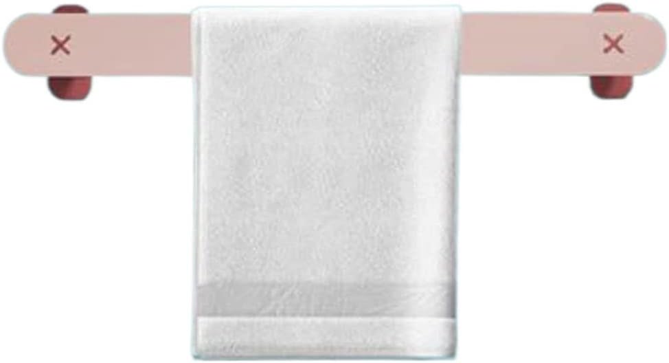 Towel Bar Towel Rack Towel Simple and Creative Towel Rack Towel Rails Wall Mounted Towel Bar Bathroom Towel Storage Towel Towel Shelf Towel Rail/Grün/31Cm