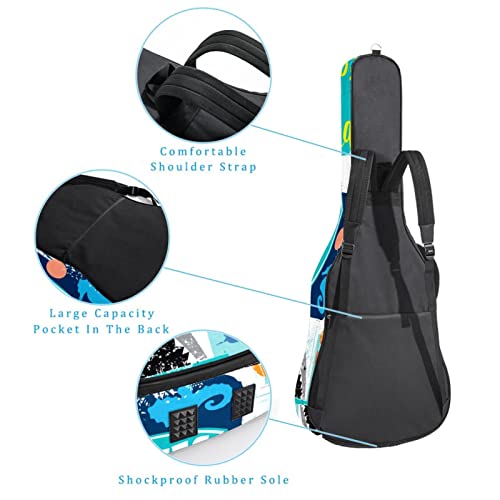 Sac De Guitare Sac De Transport Oxford Sac De Guitare Sac Fourre-Tout Sacs De Guitare Classique Étui De Guitare Étanche… - Les Beatles, Paul McCartney, John Lennon, RIngo Starr, George Harrison Sac De Guitare Sac De Transport Oxford Sac De Guitare Sac Fourre-Tout Sacs De Guitare Classique Étui De Guitare Étanche… – Image 4
