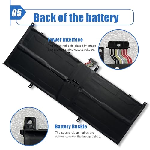 Image of L19C4PD1 L19D4PD1 Laptop Battery Replace for Lenovo Yoga C640-13IML LTE IdeaPad Yoga 6-13ARE05 6-13ALC6 Series Notebook 5B10W67385 5B10U65274 5B10W67329 5B10U65275 L19M4PD1 7.68V 60Wh
