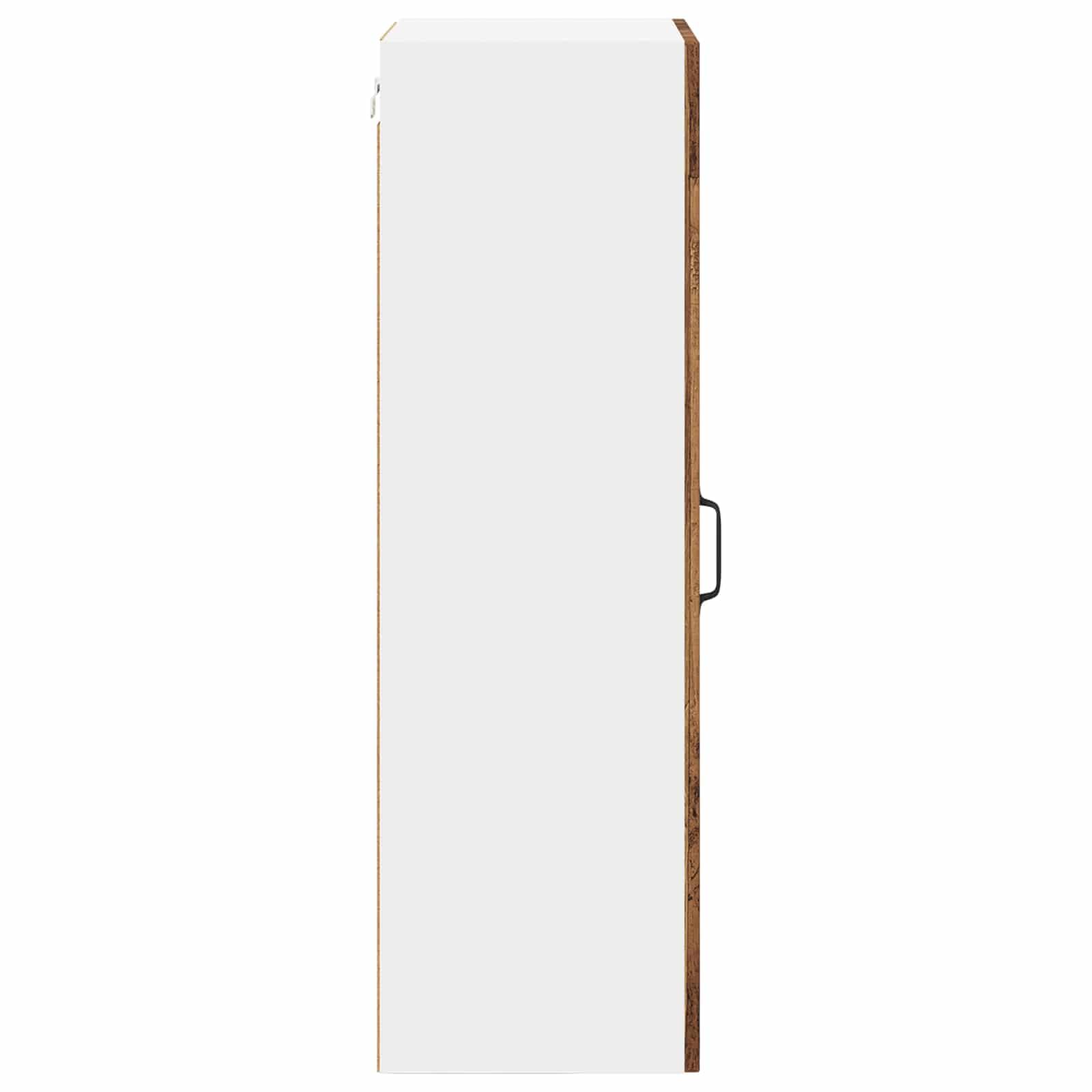 Mobile da cucina in legno, 40 x 31 x 100 cm, con 3 ripiani, 1 anta, per dispensa, stile credenza per interni