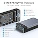 NVMe M.2 Duplicator Dual-Bay Offline Clone Tool-Free, 40Gbps NVMe SSD Enclosure with Cooling Fan ,NVMe M.2 SSD Enclosure for NVMe PCIe Size 2230/2242/2260/2280(up to 8TB)