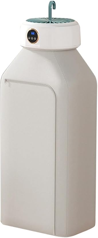 Slim Portable Clothes Dryer, Electric Portable Dryer for Travel and Indoor, Mini Compact Clothes Drying Machine, Portable Dryer Clothes with Heating, Foldable for Travel & Indoor [Energy Class A]