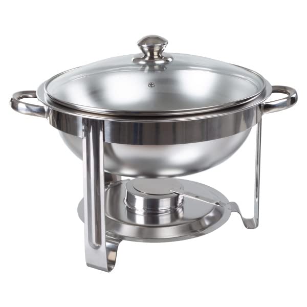Great Northern Popcorn Company 83-DT6120 Chafing Dish, Edelstahl, Silver