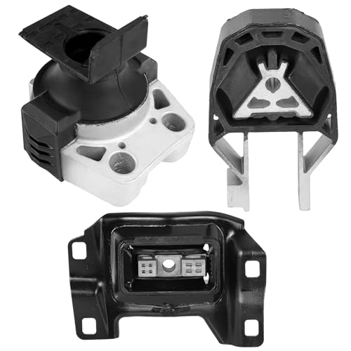 3Pcs Engine Motor Transmission Mount Set Compatible with Ford Focus 2012 2013 2014 2015 2016 2017 2018 2.0L L4, Replace OE#3214 3103 3238 A5312 A5520 A5612