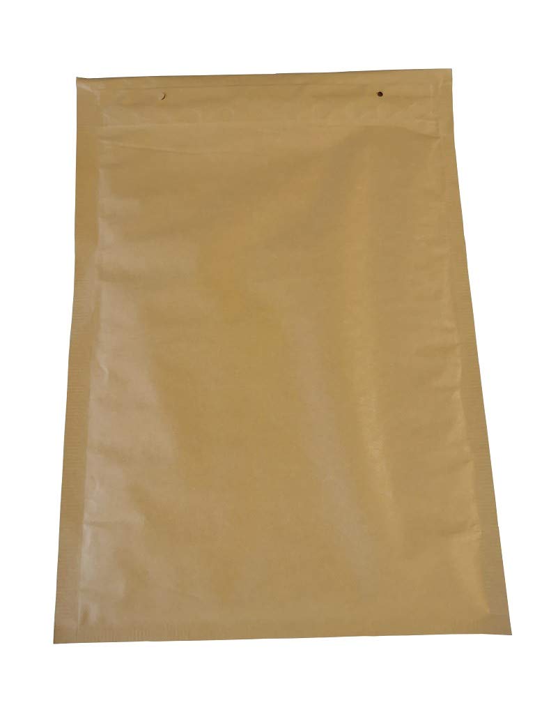 25 Luftpolstertaschen, Luftpolsterumschläge braun Größe G/7 (230 x 340 mm) DIN A4+ / C4 - Graspapier