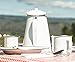 Stansport Enamel Percolator Coffee Pot & 4 Mug Set (11230-03), White