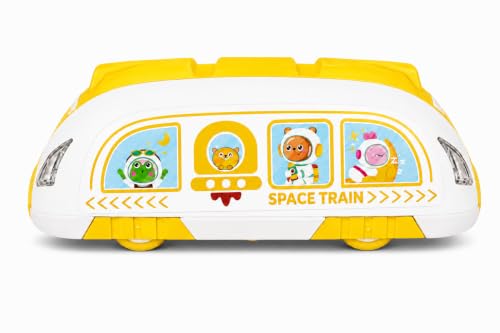 Image of Sensor Bullet Train Toy for Kids | Automatic Forward & Reverse Movement | Musical Train with Lights | Battery Operated Toy Train for Boys & Girls Age 3+ Years (Yellow)