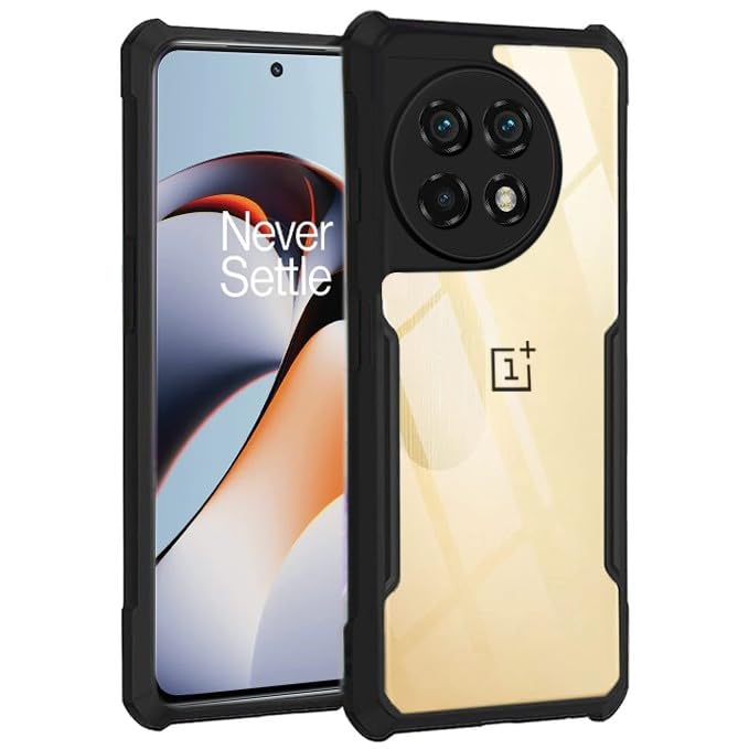 amazon basics Hybrid Camera Protection Transparent Hard Back Case Cover for OnePlus 11 (Sides Black) (B0CVL9ZGWN) Amazon Price History, Amazon Price Tracker