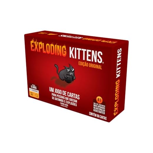 Galapagos, Exploding Kittens, Jogo de Cartas para Amigos, 2 a 5 jogadores, 15 minutos por partida