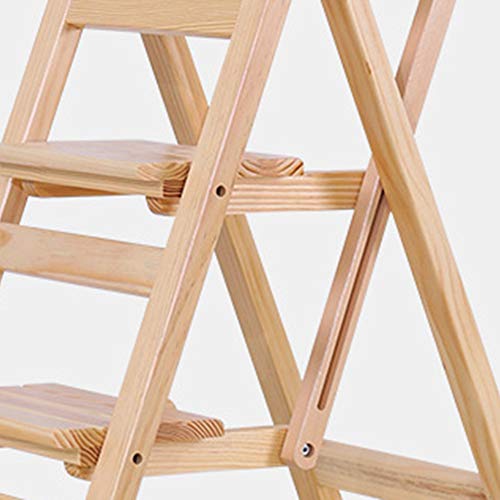 Escalón multifunción de madera maciza, modelo doméstico y plegable 5