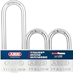 ABUS – ABUS Vorhängeschloss Titalium 64TI/40 + HB63 - 3er Set, glei