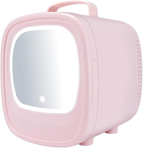 Mini refrigerador de belleza de 6 litros para el cuidado de la piel con pantalla táctil, enfriador termoeléctrico LED para el cuidado de la piel,
