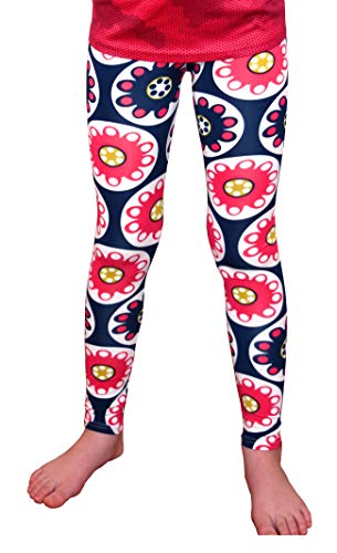Girls' Leggings, High Waist, Ankle Length, Fashion Graphic Prints3