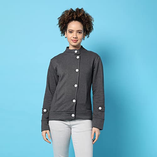 Image of PINACOLADA Women's Puffer Regular Fit Bomber Jacket For Winter Wear | Standing Collar | Full Sleeve | Zipper | Casual Jacket For Woman & Girl | Western Stylish Jacket For Women