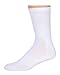 NC Hosiery Blank White Sublimation Socks- Printable, Subready in 9-12 Large Size For Teen and Adult in 6 Pair Pack, Create and Print Your Own Personalized Logo In Vibrant Colors