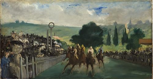 Image sur toile les courses d'Edouard Manet une oeuvre d'art intemporelle 60x90