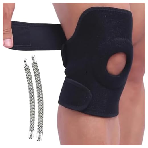 Joelheira Compressão Ortopedica Hastes Laterais Articulada Patelar Reforçada Dores na Perna