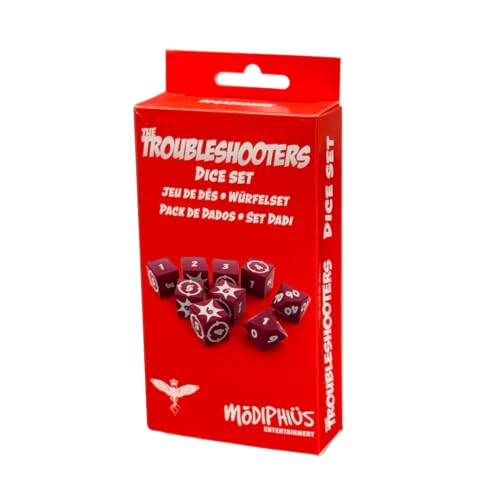 Shadowlands Ediciones | Dados Troubleshooters | Accesorio | Juego de rol | A Partir de 18 Años | A Partir de 3 Jugadores | 60-180 Minutos por Partida | Español