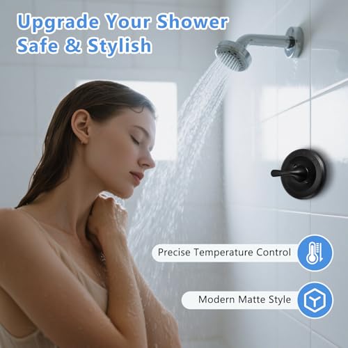 Poignée de douche Delta Classic 13 noire pour moderniser la salle de bain