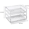 OSCO Clear Acrylic Three-Drawer Chest
