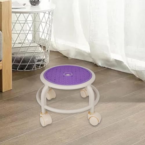 Gralara Assento de Baixo Rolo para Troca de Sapatos, Assento Multiuso, Polia de Baixo Ruído, Cadeira