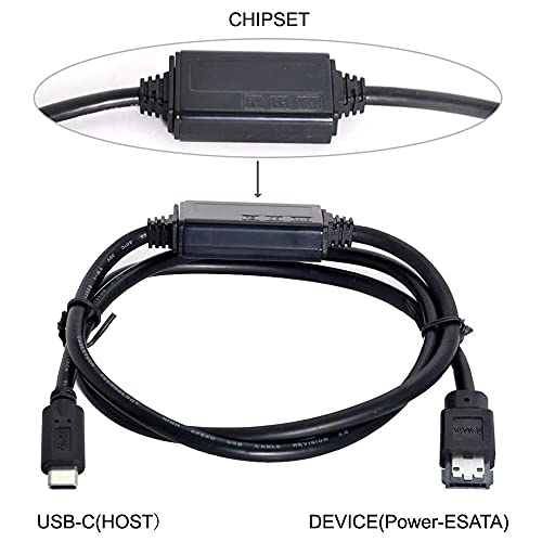 Cable Esata a USB C para Laptop PC miniatura 2
