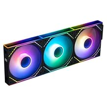 Thermalright TL-M12Q-S X3 120mm PC Case Fans, PWM ARGB Fans, 2000RPM High Airflow, Daisy-Chain, Infinity Mirror Lighting, 3-Pack