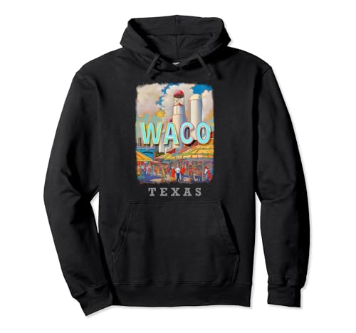 Waco Texas TX Magnolia Silos SD884 Pullover Hoodie