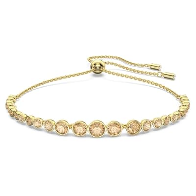 Swarovski Pulsera Imber Emily, Tallas redondas combinadas, Tono dorado, Baño tono oro | Ya disponible en tu tienda friki favorita! En mundofriki.es!