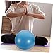 TOGEVAL Core Exercise Ball for Home Workouts Mini Gym Ball with Pump Non-Slip Design for Yoga Strength Training Safe for All Ages