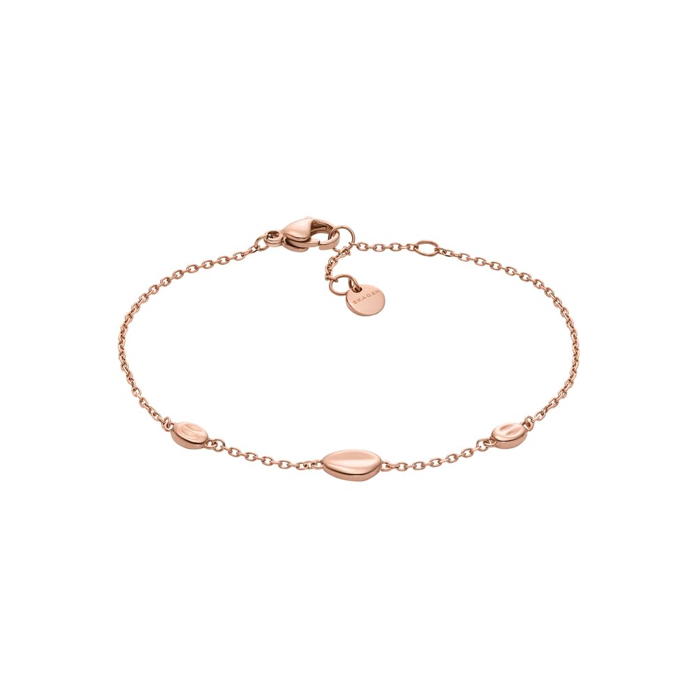 Skagen Women's Stainless Steel and Semi precious or brass with lobster clasp closure bracelet