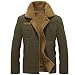 Produktbild HNOSD 2019 Winter Bomberjacke Männer Air Force Pilot Jacke Warme Männliche Pelzkragen Herren Armee Tactical Fleece Jacken Drop Shipping Grün XL