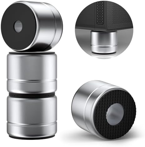 Speaker Isolation Feet 1 Inch Aluminum Turntable Isolation Feet, ...